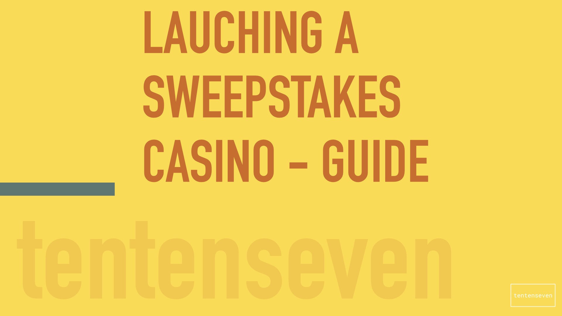 Launching a New Sweepstakes Casino – Guide